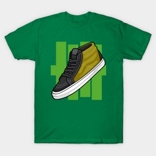 Corduroy Mustard Sneaker T-Shirt